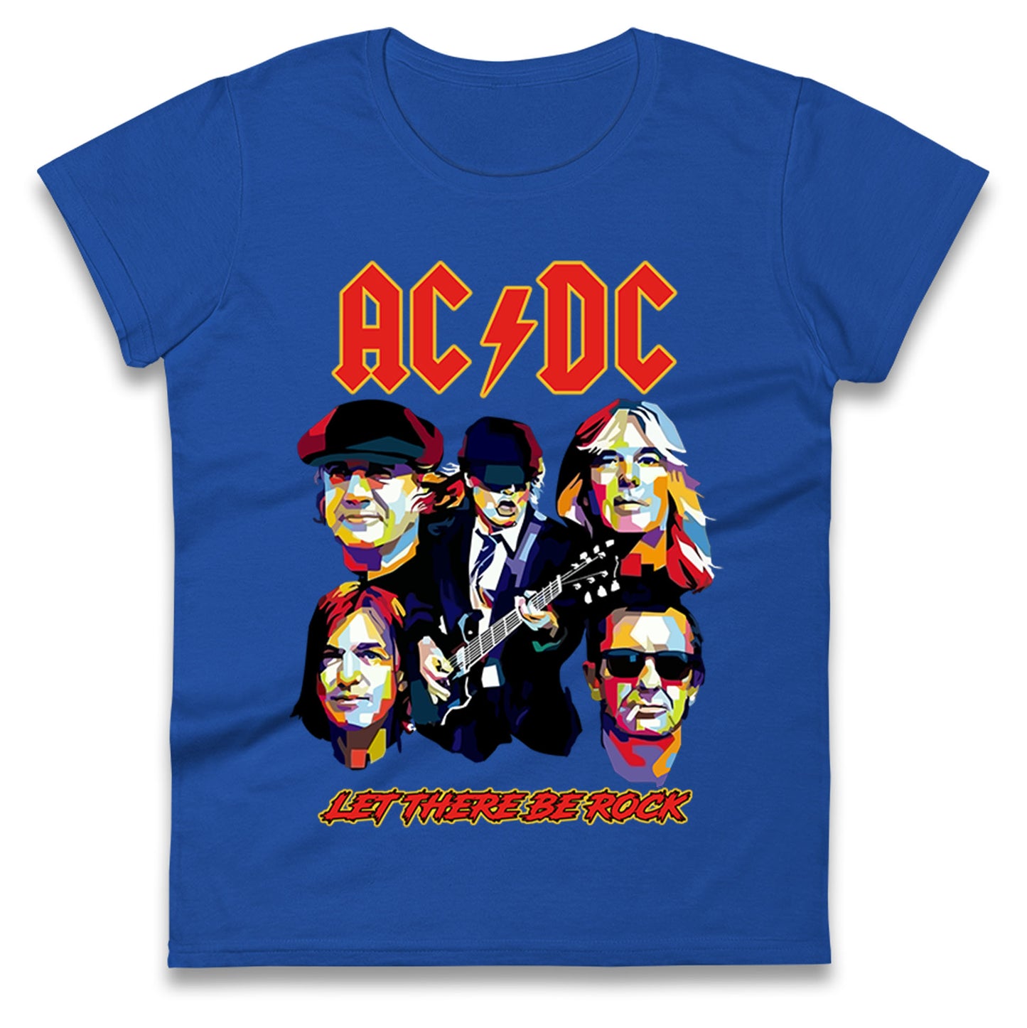 ACDC Let There Be Rock Ladies T Shirt