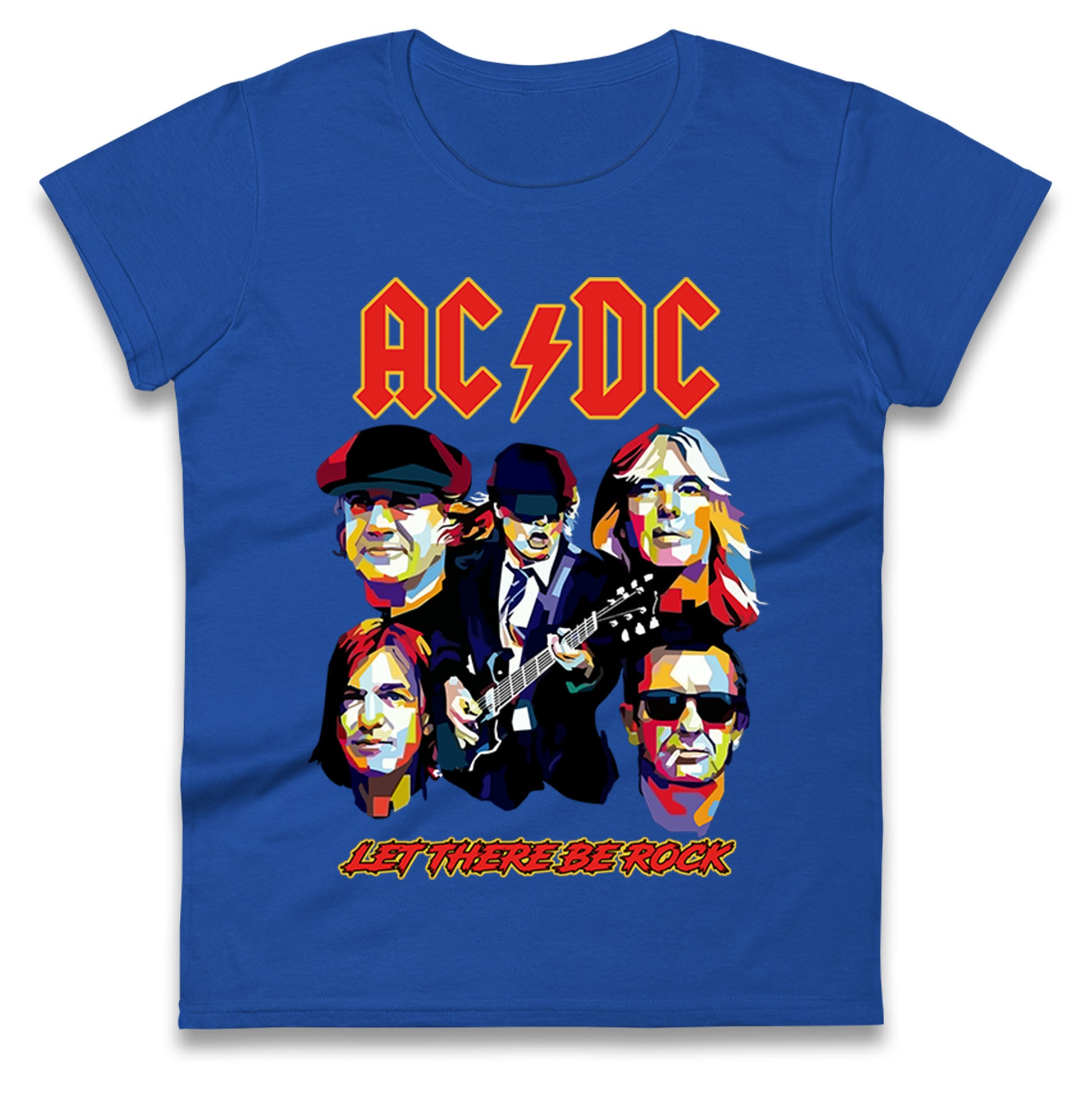 ACDC Let There Be Rock Ladies T Shirt