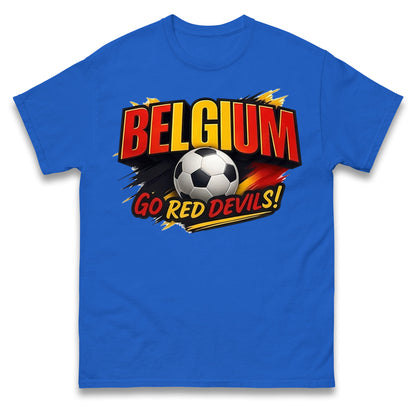 Belgium Retro Football T Shirt