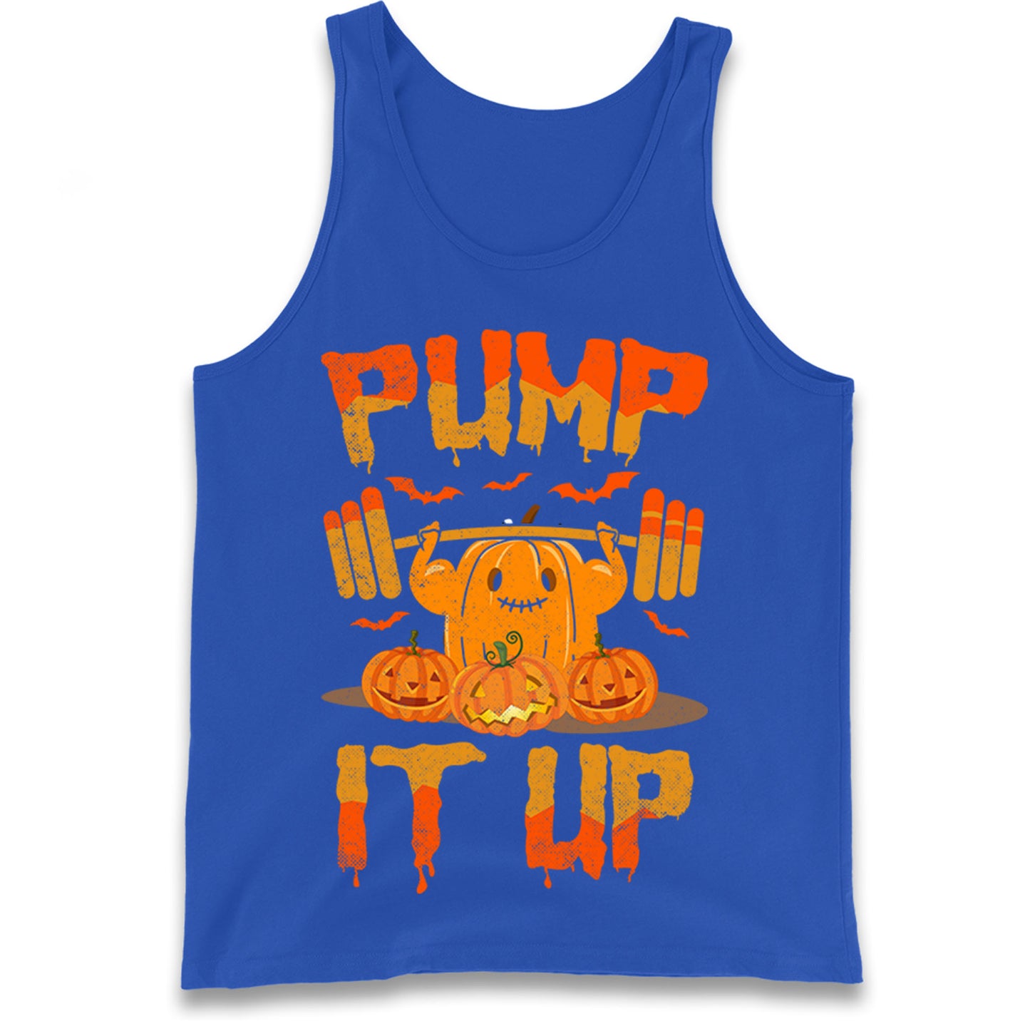 Halloween Fitness Pumpkin Tank Top
