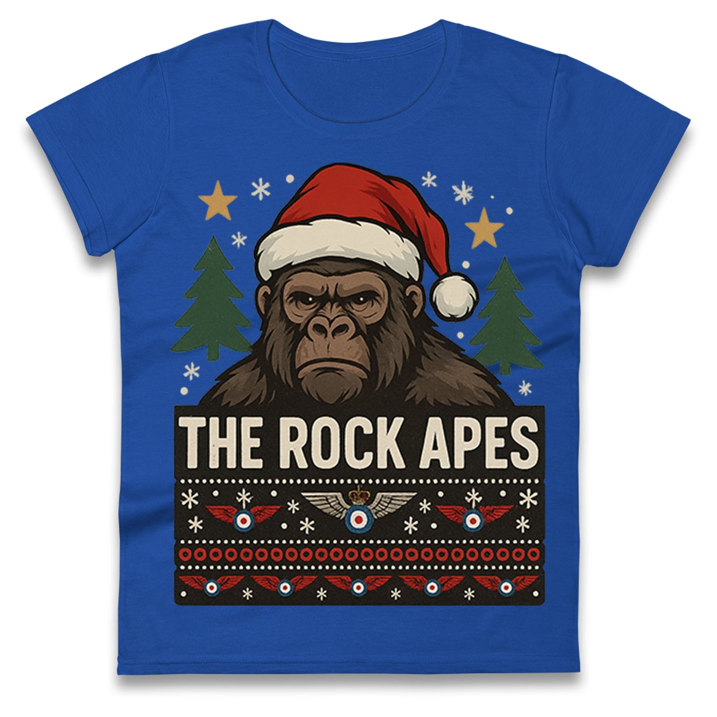 RAF Regiment Christmas Ladies T Shirt