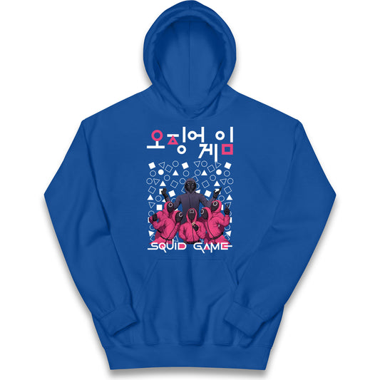 Squid Game Front Man And Guards Hoodie