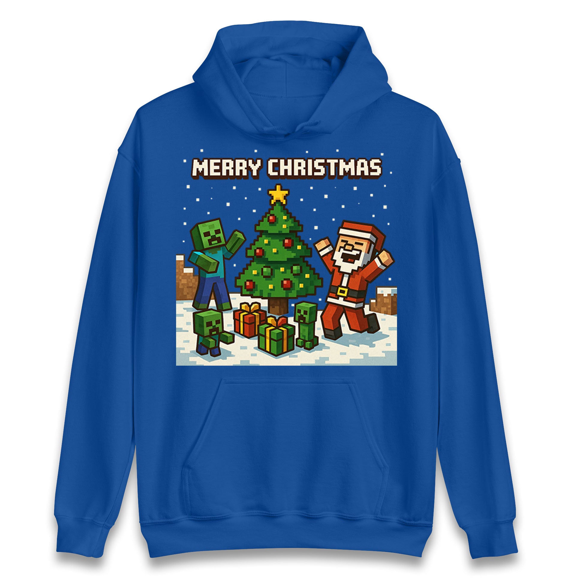 Minecraft Christmas Hoodie