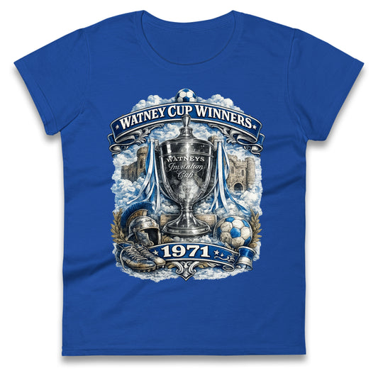 Retro Colchester Watney Cup Winners 1971 Ladies Shirt