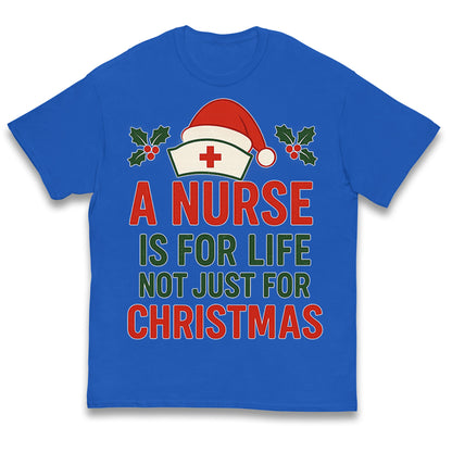 Nursing Christmas Kids T Shirt