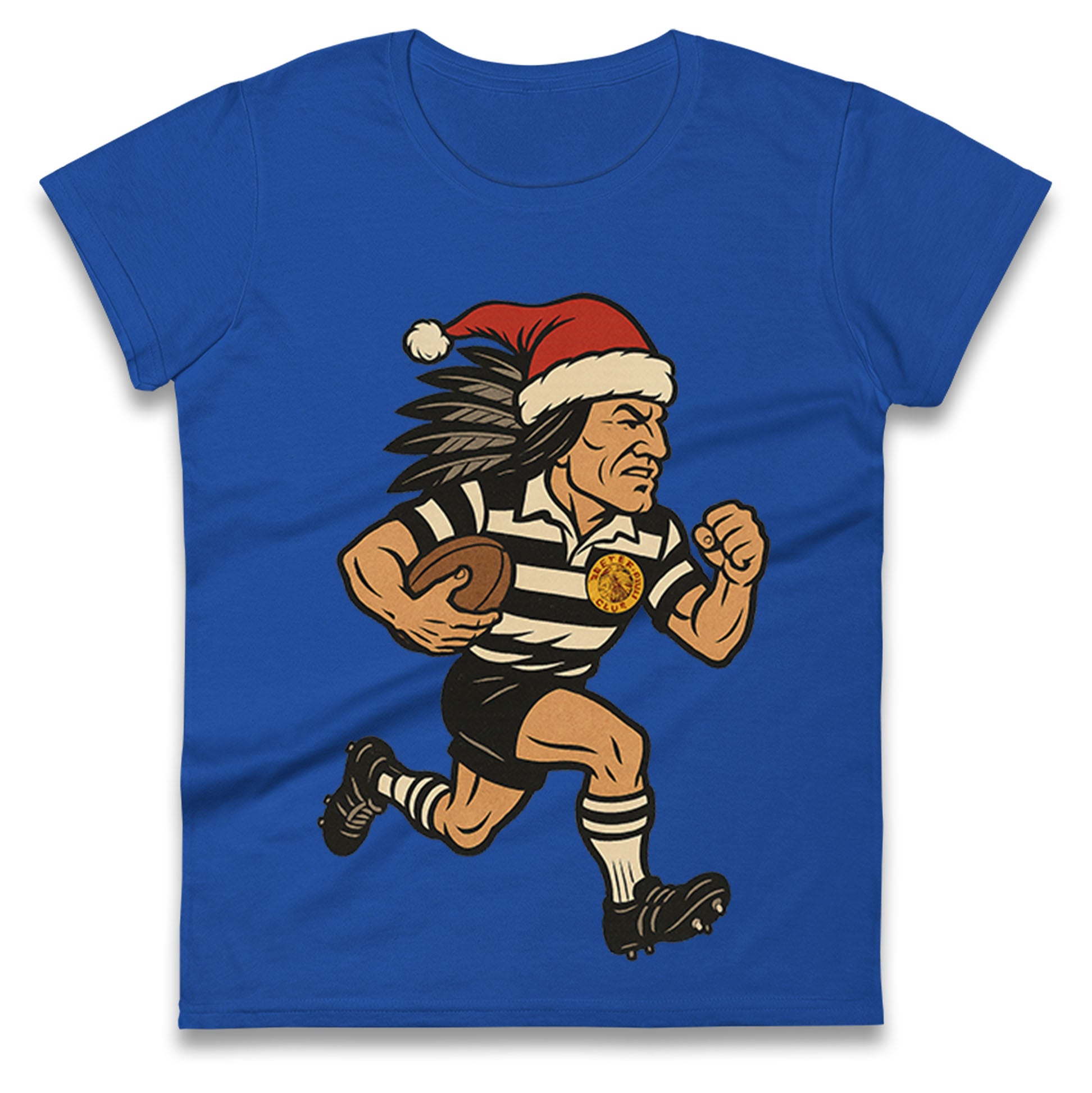 Newcastle Falcons Christmas Ladies T Shirt 