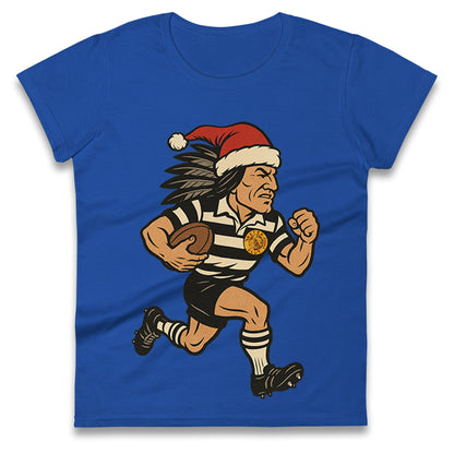 Newcastle Falcons Christmas Ladies T Shirt 