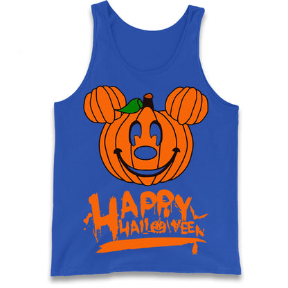 Mickey Mouse Pumpkin Happy Halloween Tank Top