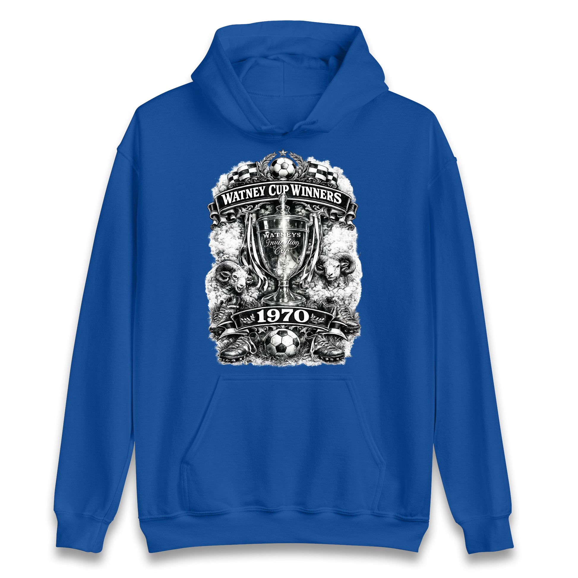 Retro Derby Watney Cup Winners 1970 Hoodie
