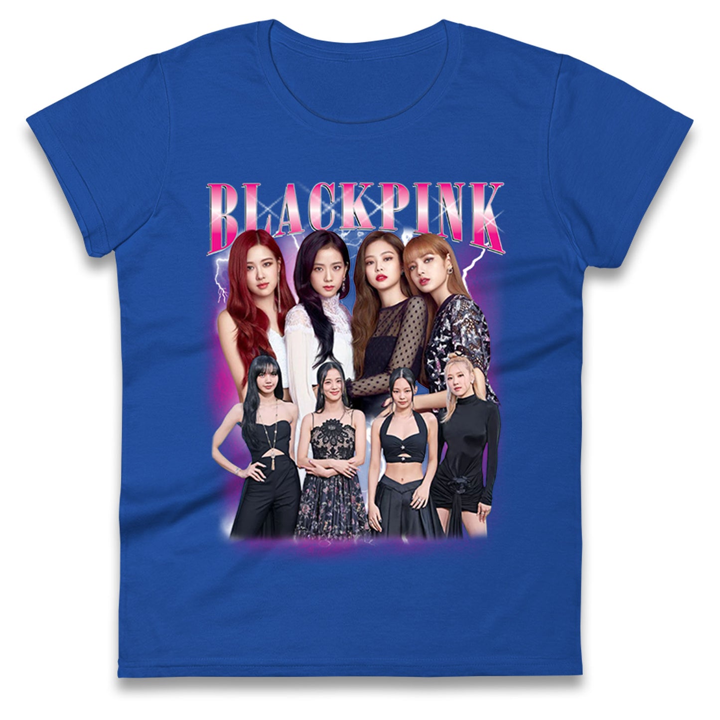 Black Pink Ladies T Shirt