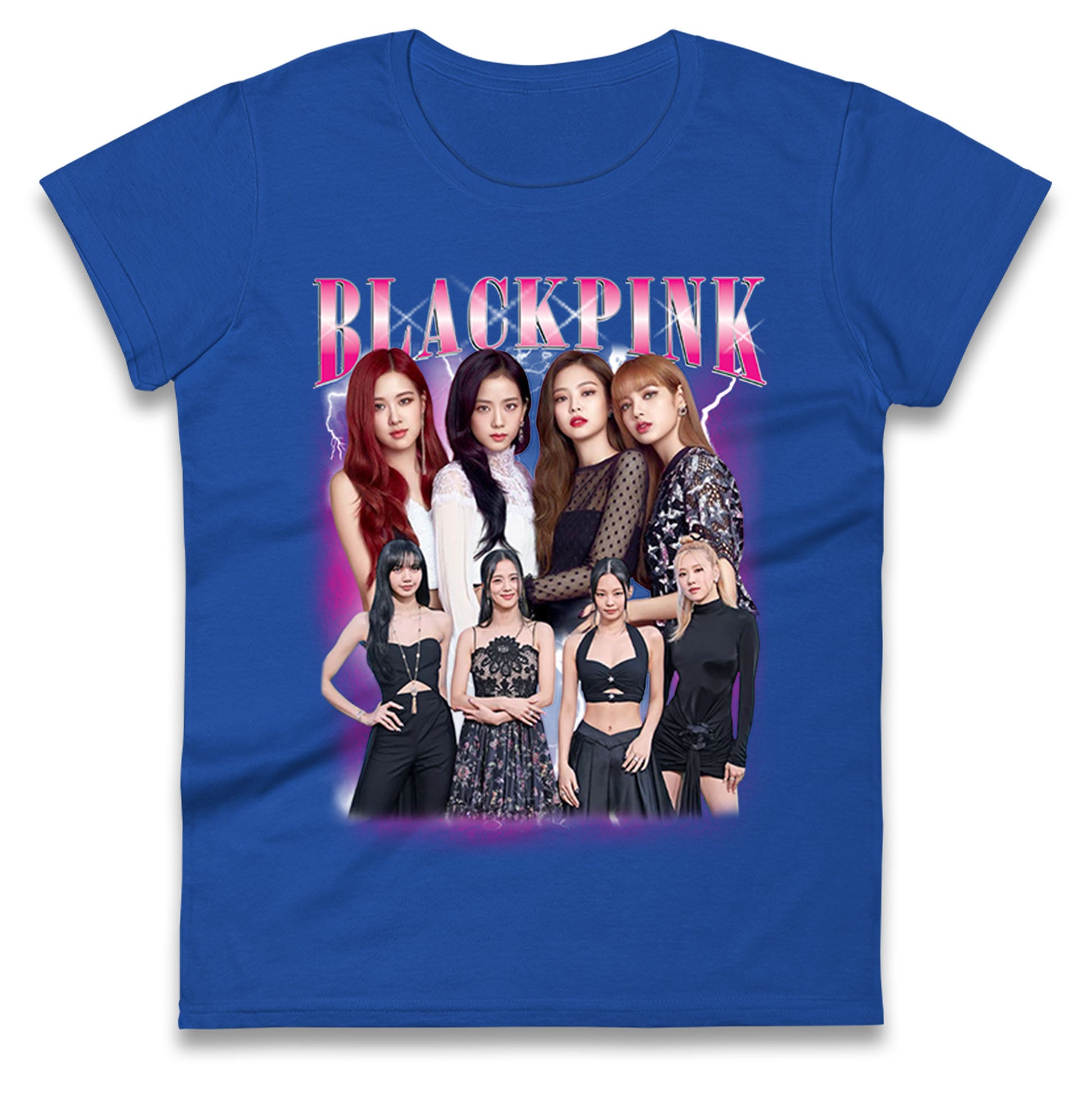 Black Pink Ladies T Shirt