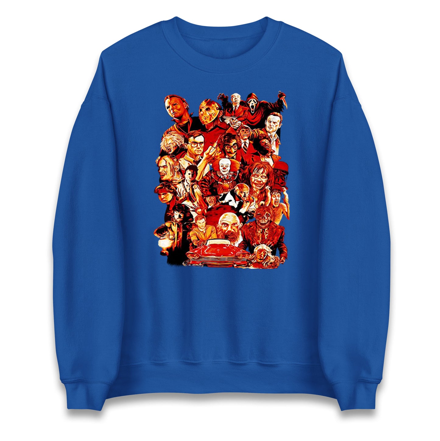 Horror Characters Halloween Unisex Sweatshirt