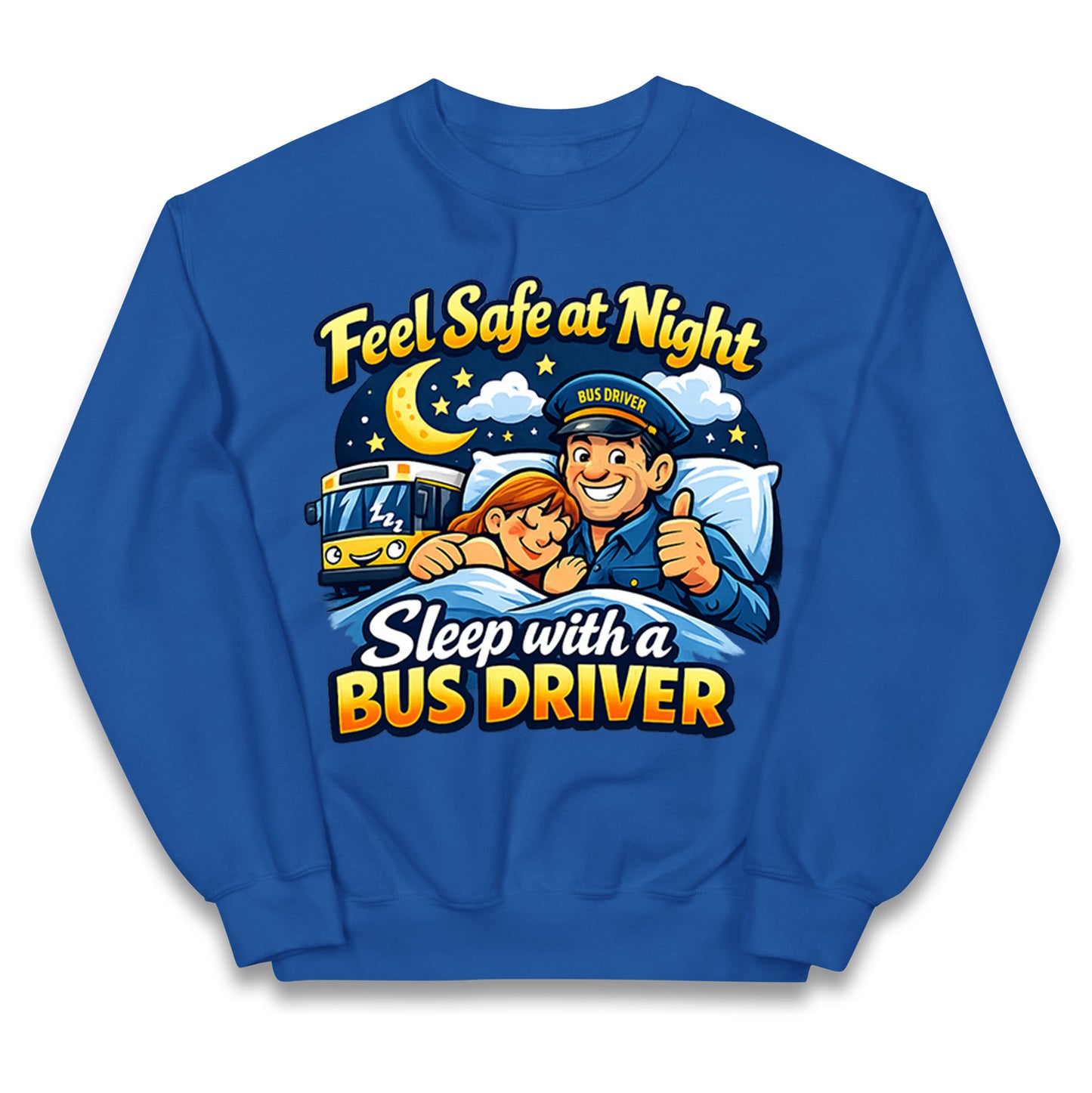 Bus Driver Job Title Kids Jumper