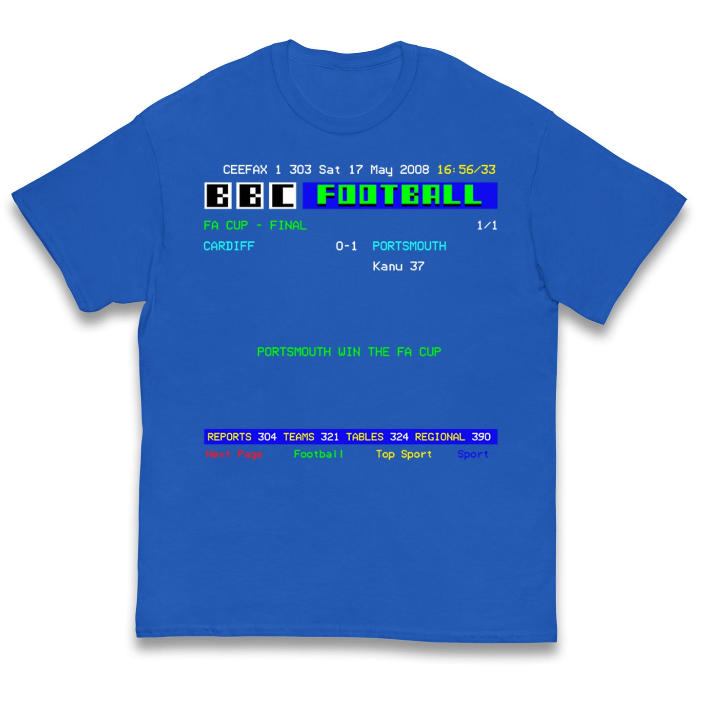 Portsmouth FA Cup Winners 2008 Kids T Shirt