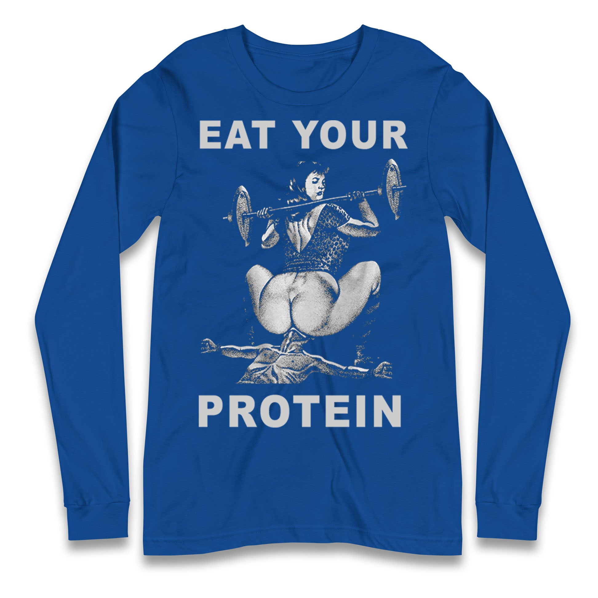 Breakfast Of Champions Eat Your Protein SarcasticLongsleeve T Shirt