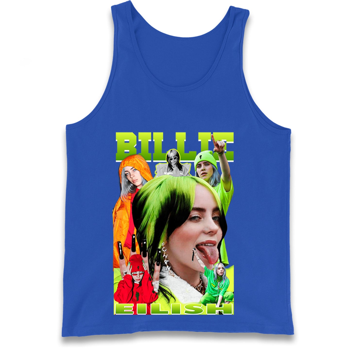 Billie Eilish Green Tank Top