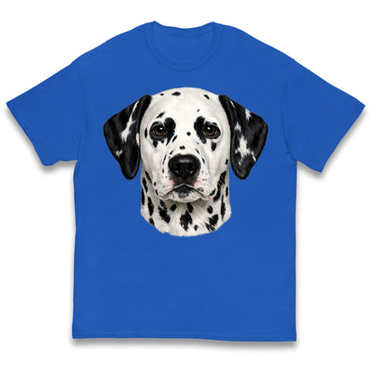 Dalmatian Dog Face Kids T Shirt 