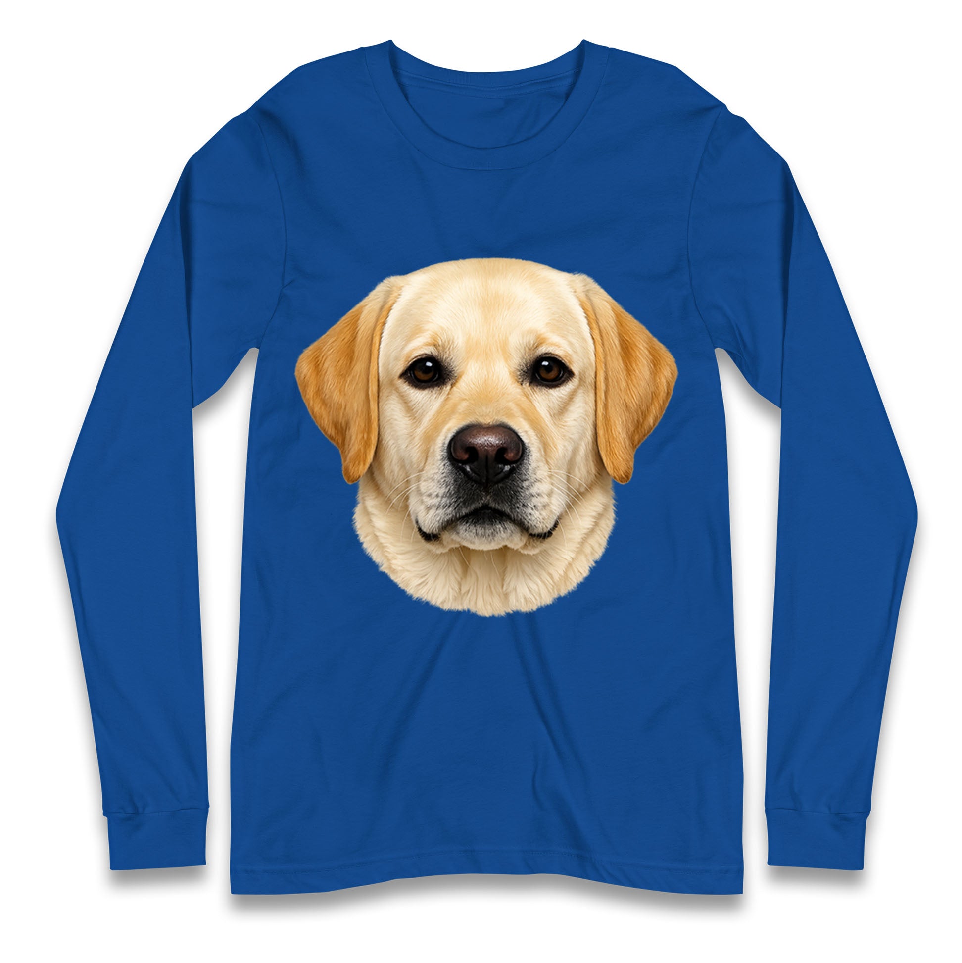 Labrador Dog Face Longsleeve T Shirt 