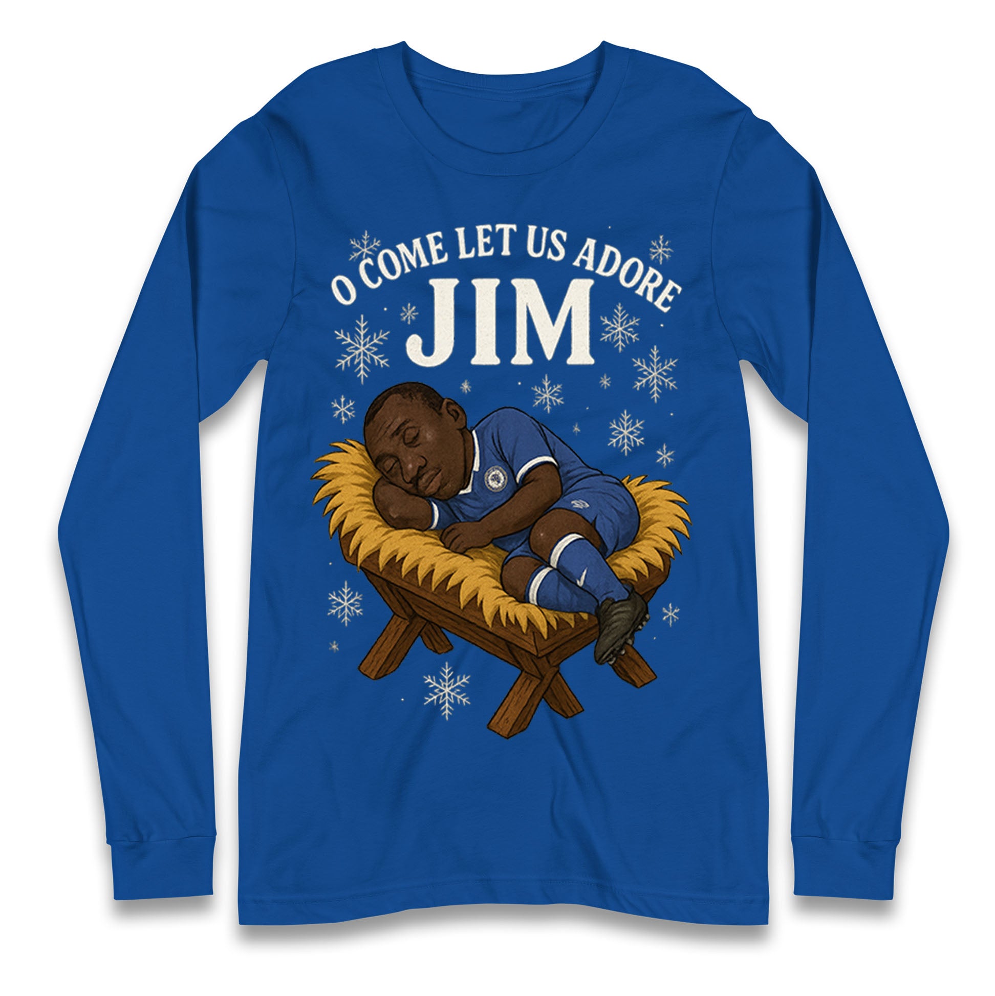 Retro Chelsea Christmas Longsleeve T Shirt 