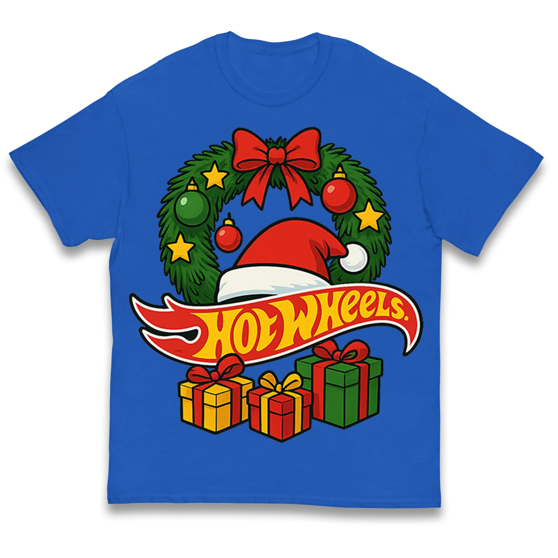 Hotwheels Christmas Kids T Shirt