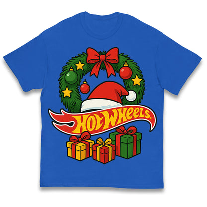 Hotwheels Christmas Kids T Shirt