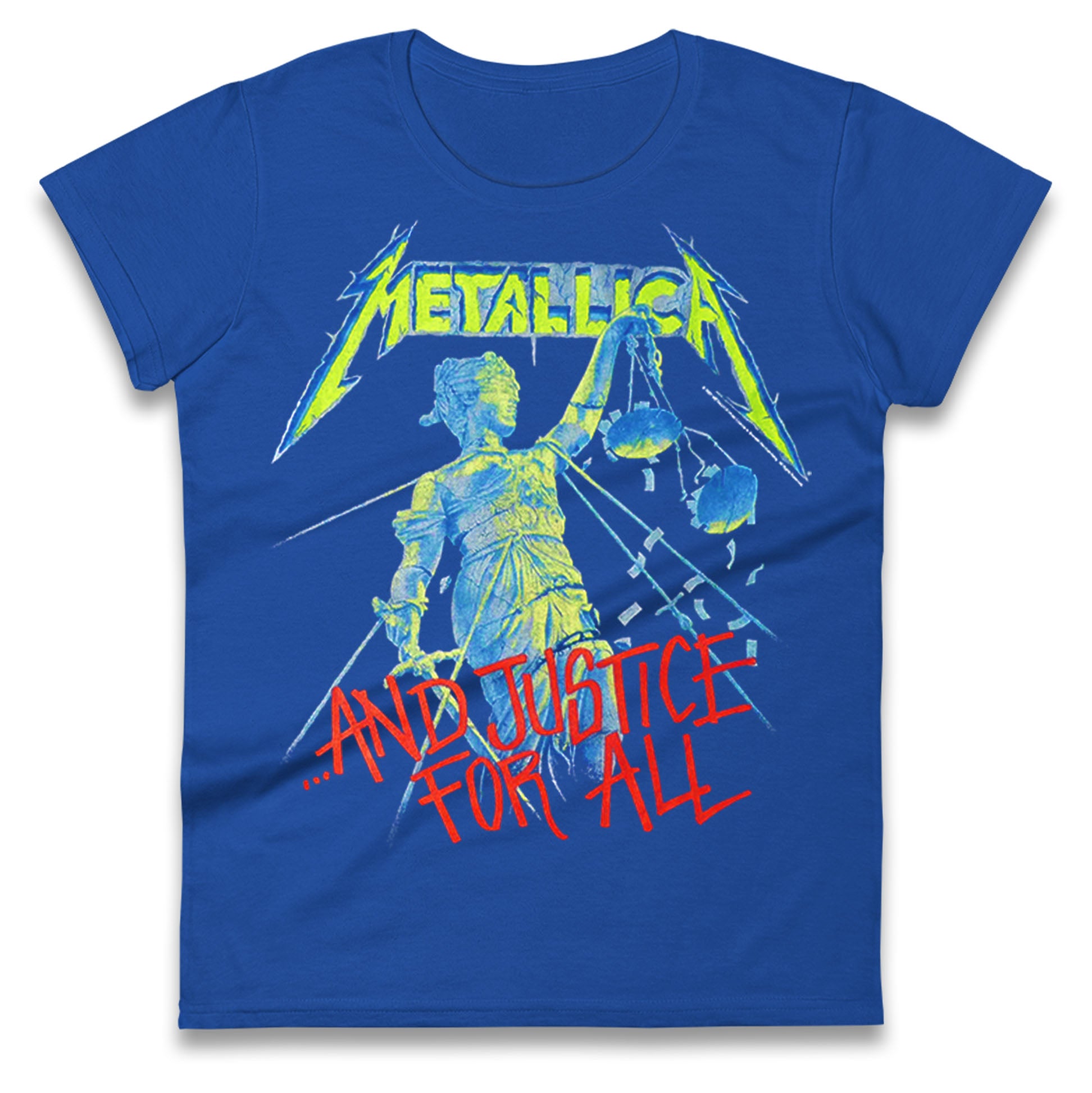 Metallica And Justice For All Ladies T Shirt