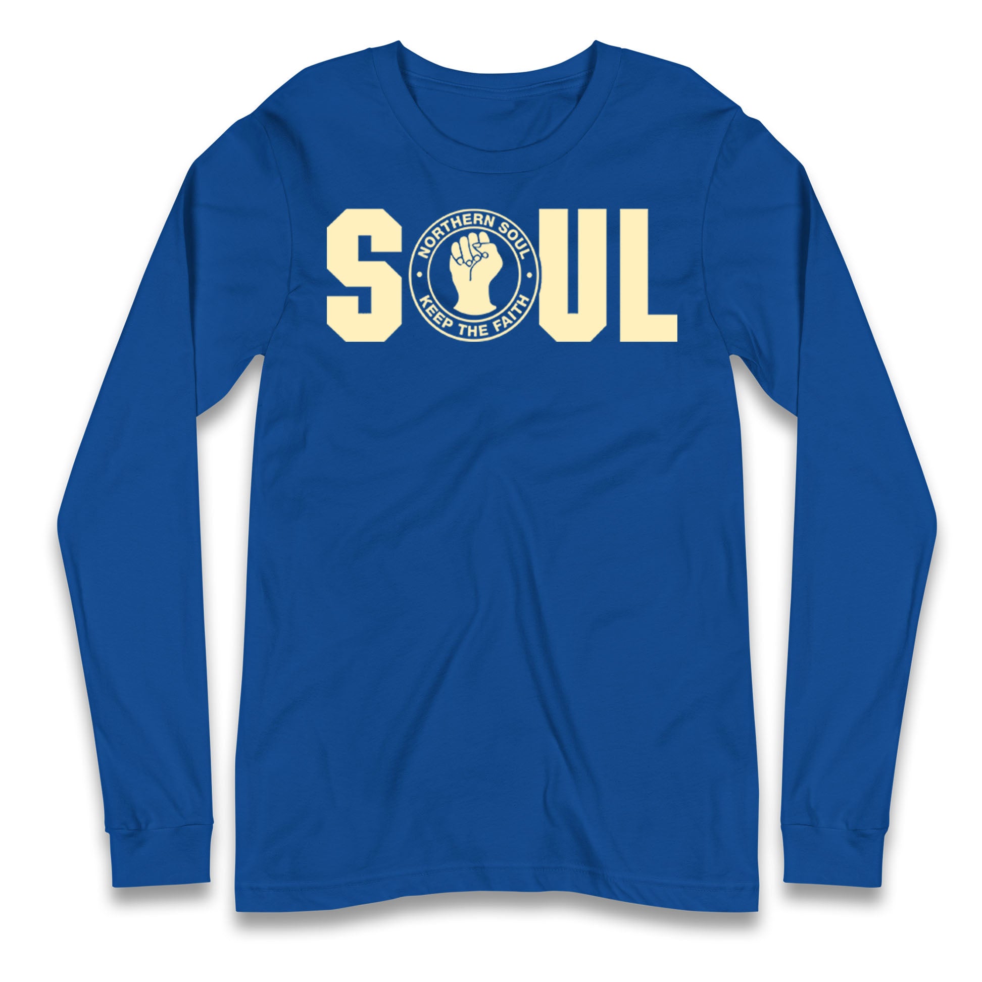 Northern Soul Keep The Faith Logo Longsleeve T Shirt 