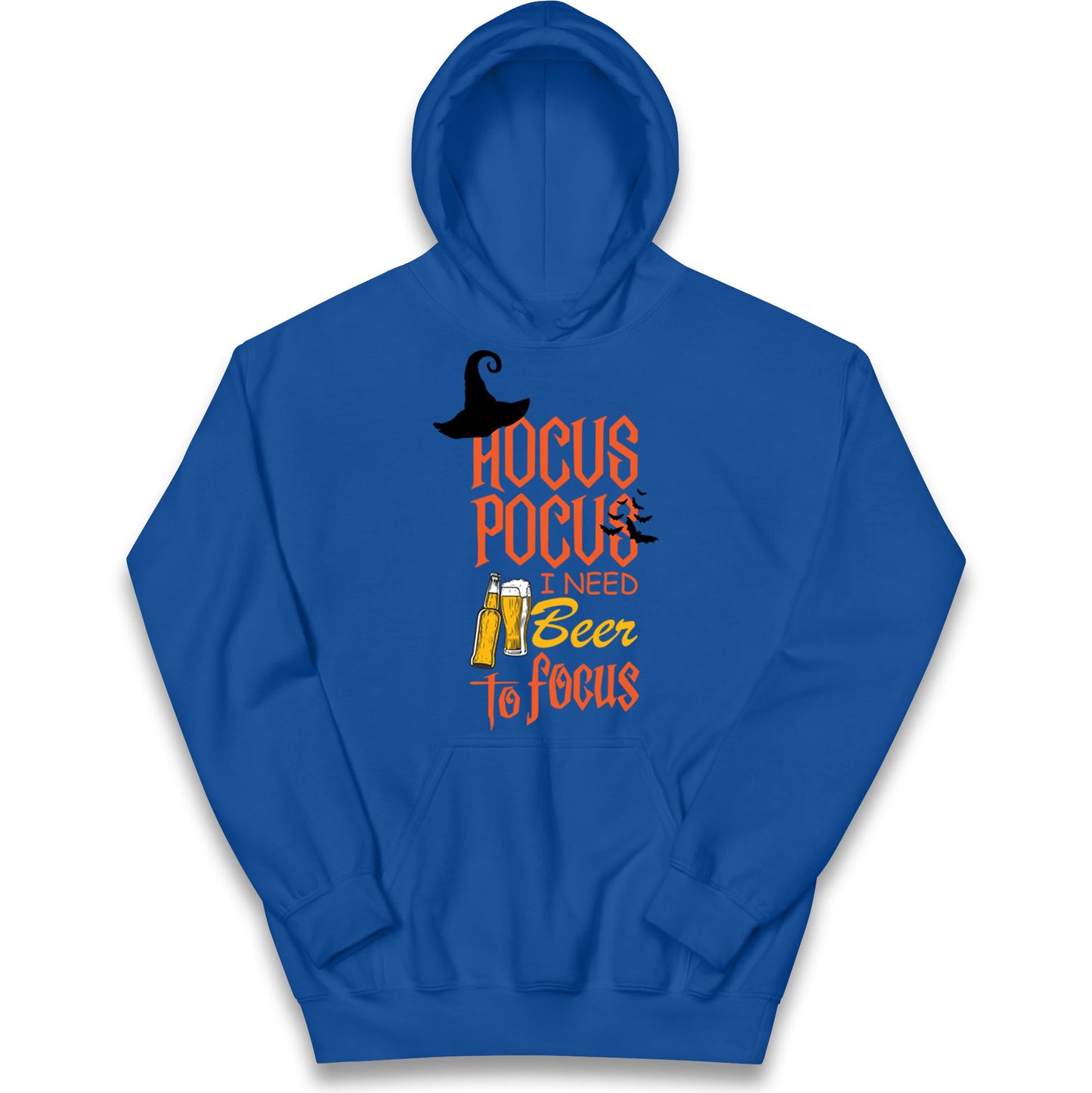 Hocus Pocus I Need Beer To Focus Halloween Hoodie
