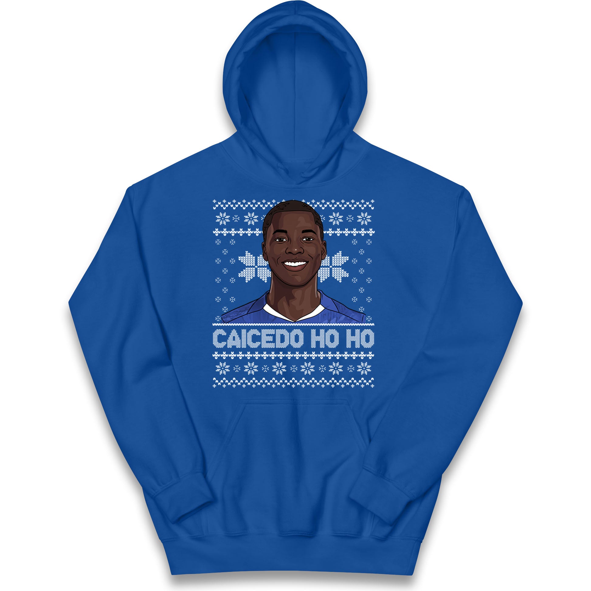 Moises Caicedo Christmas Kids Hoodie
