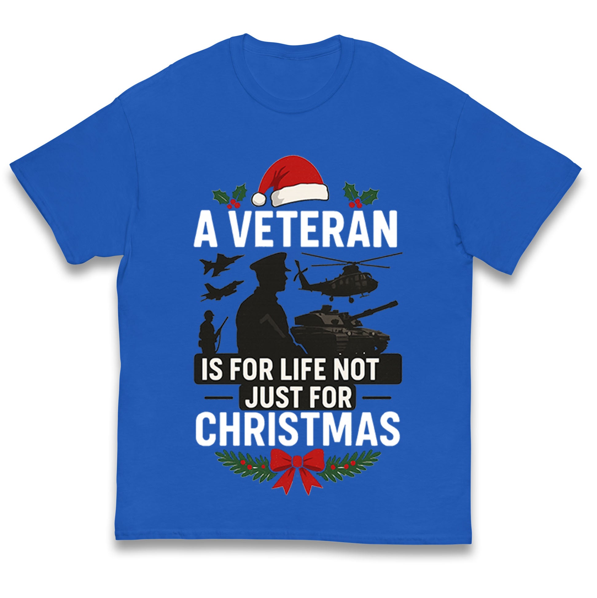 Veteran Christmas Kids T Shirt 