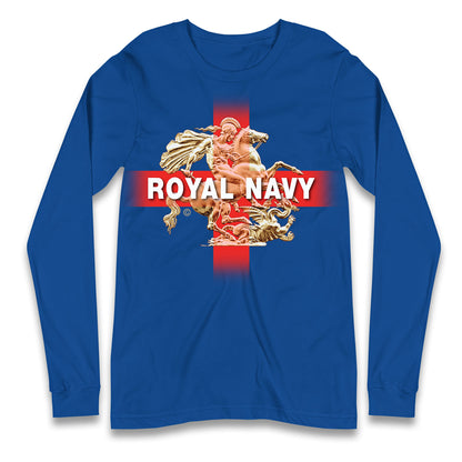 Royal Navy St George and The Dragon Long Sleeve T Shirt