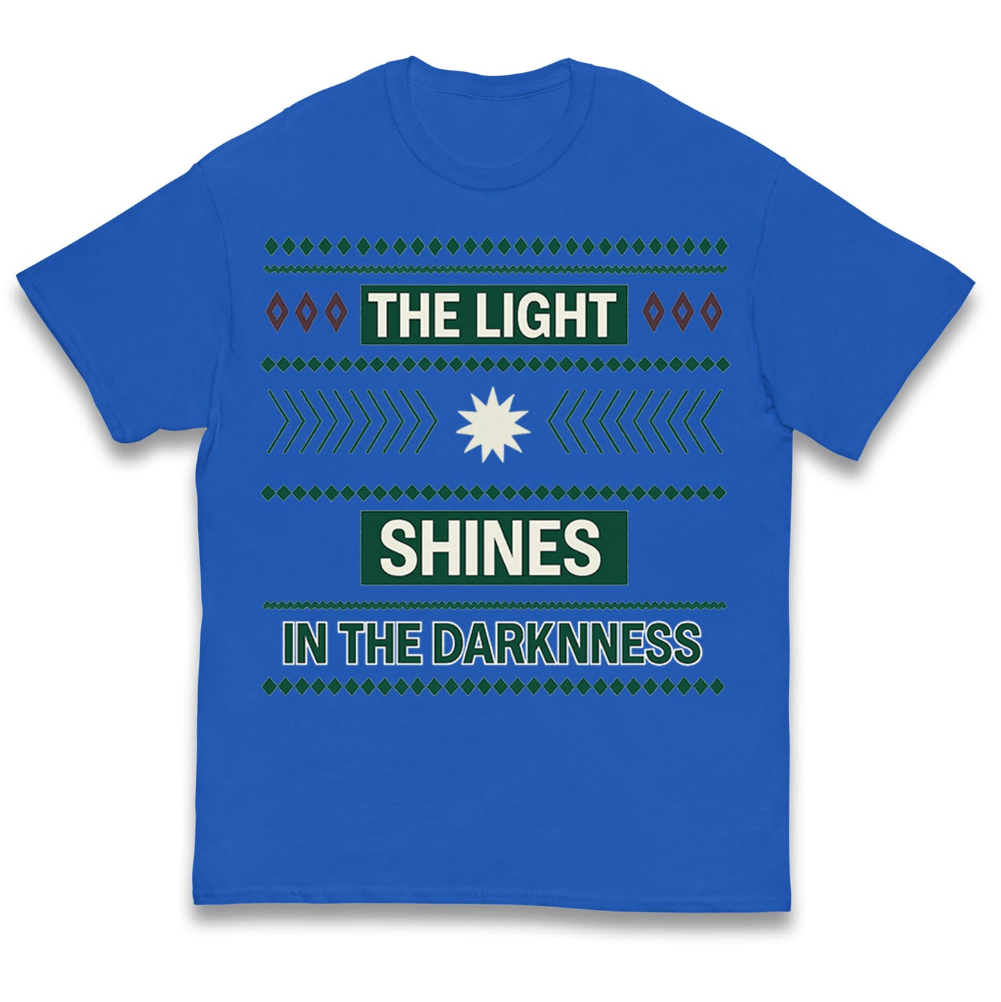 The Light Shines in the Darkness Kids T Shirt