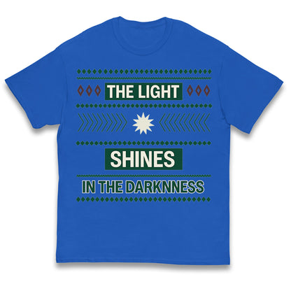 The Light Shines in the Darkness Kids T Shirt