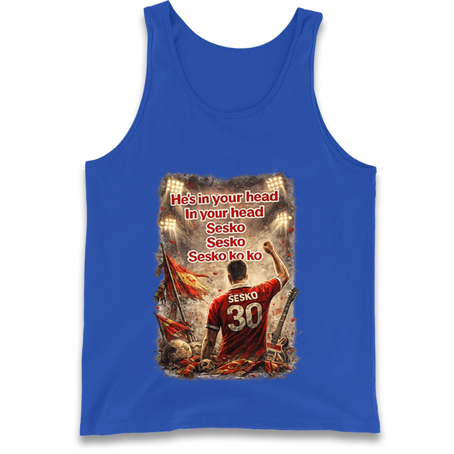 He's in Your Head in Your Head Sesko Sesko Sesko ko ko Tank Top