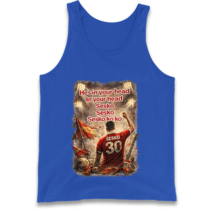 He's in Your Head in Your Head Sesko Sesko Sesko ko ko Tank Top