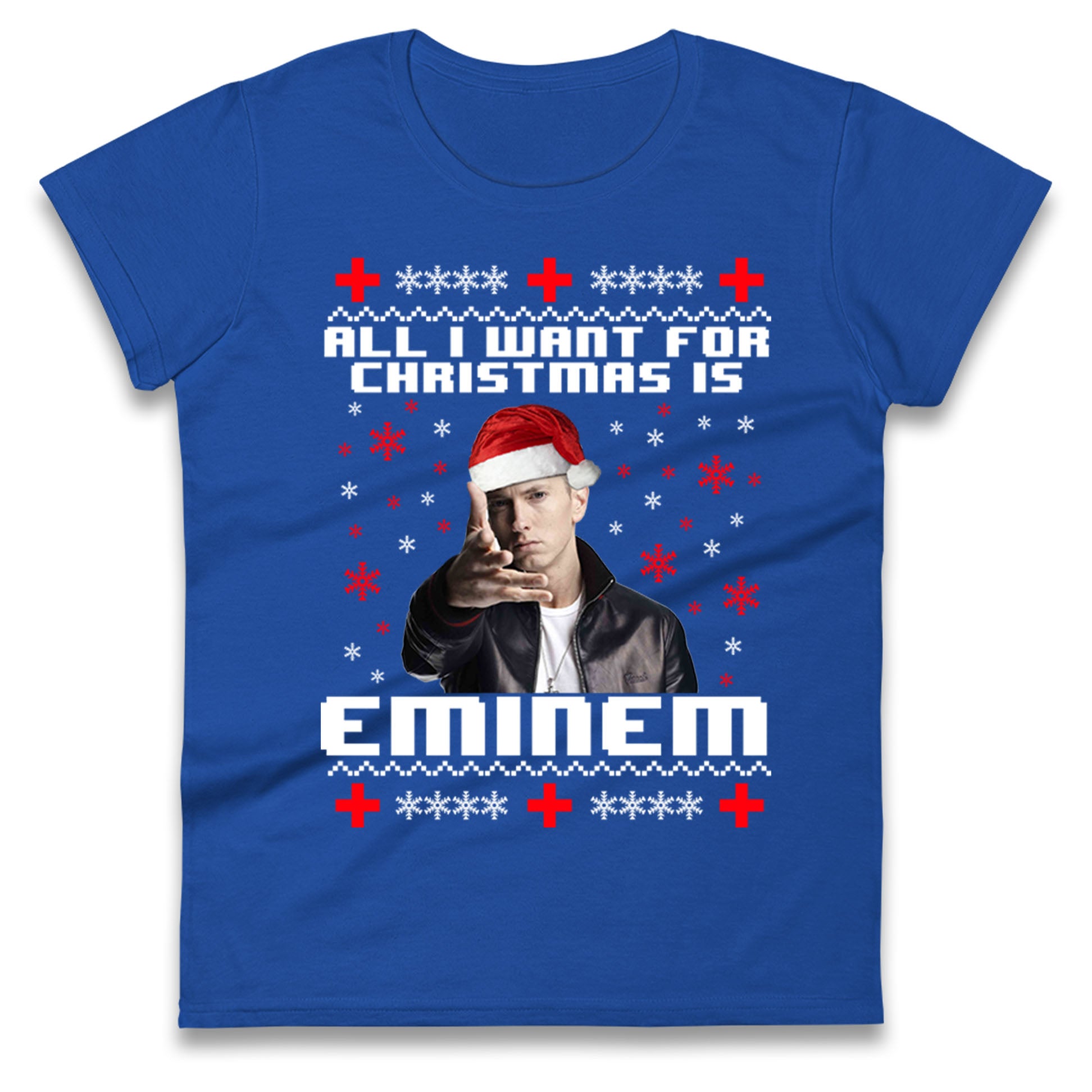 eminem christmas womens top