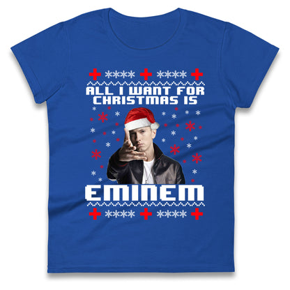 eminem christmas womens top