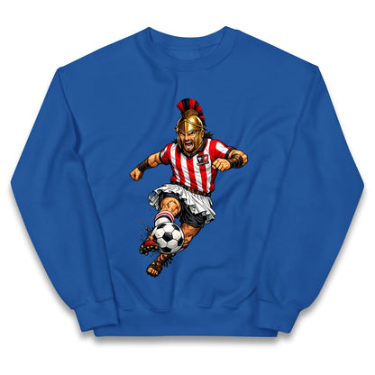 Retro Exeter City Football Kids Jumper