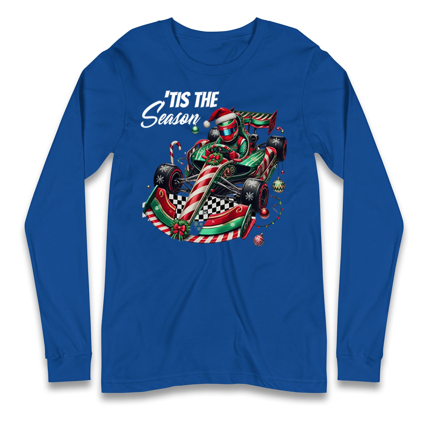 F1 Karting Tis The Season Christmas Long Sleeve Shirt
