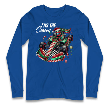 F1 Karting Tis The Season Christmas Long Sleeve Shirt
