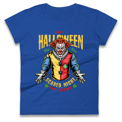 Halloween Clown Ladies T Shirt