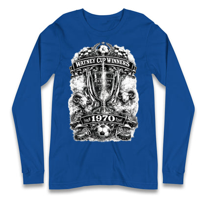 Retro Derby Watney Cup Winners 1970 Longsleeve T Shirt
