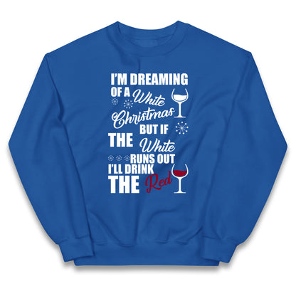 Wine Christmas Kids Jumper