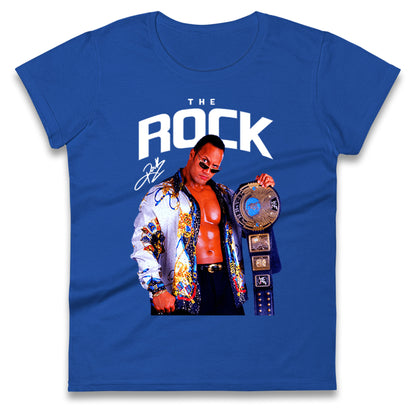 The Rock Dwayne Johnson Ladies T Shirt