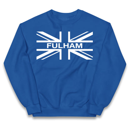 Fulham Football Flag Kids Jumper