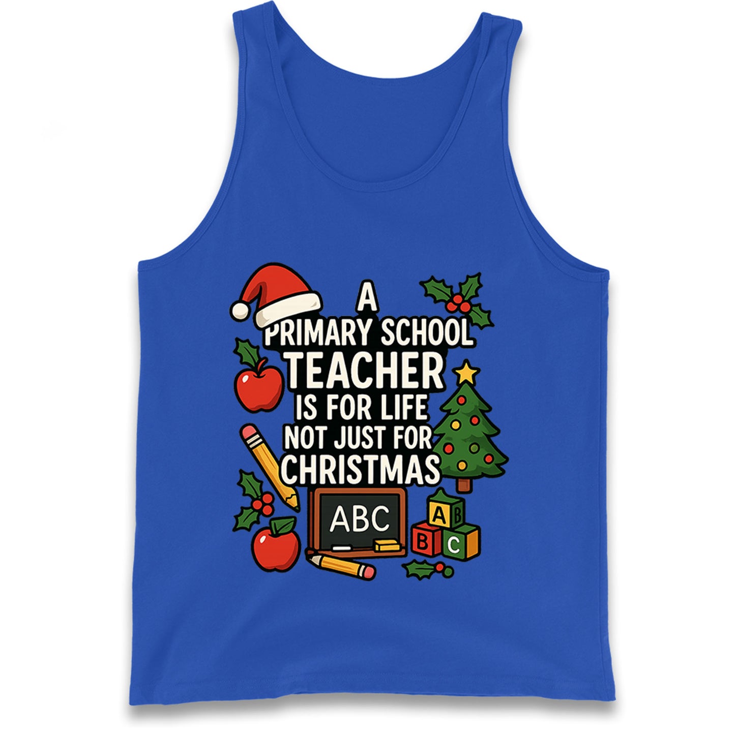 Primary School Teacher Christmas Tank Top
