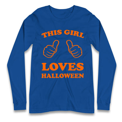 This Girl Loves Halloween T Shirt
