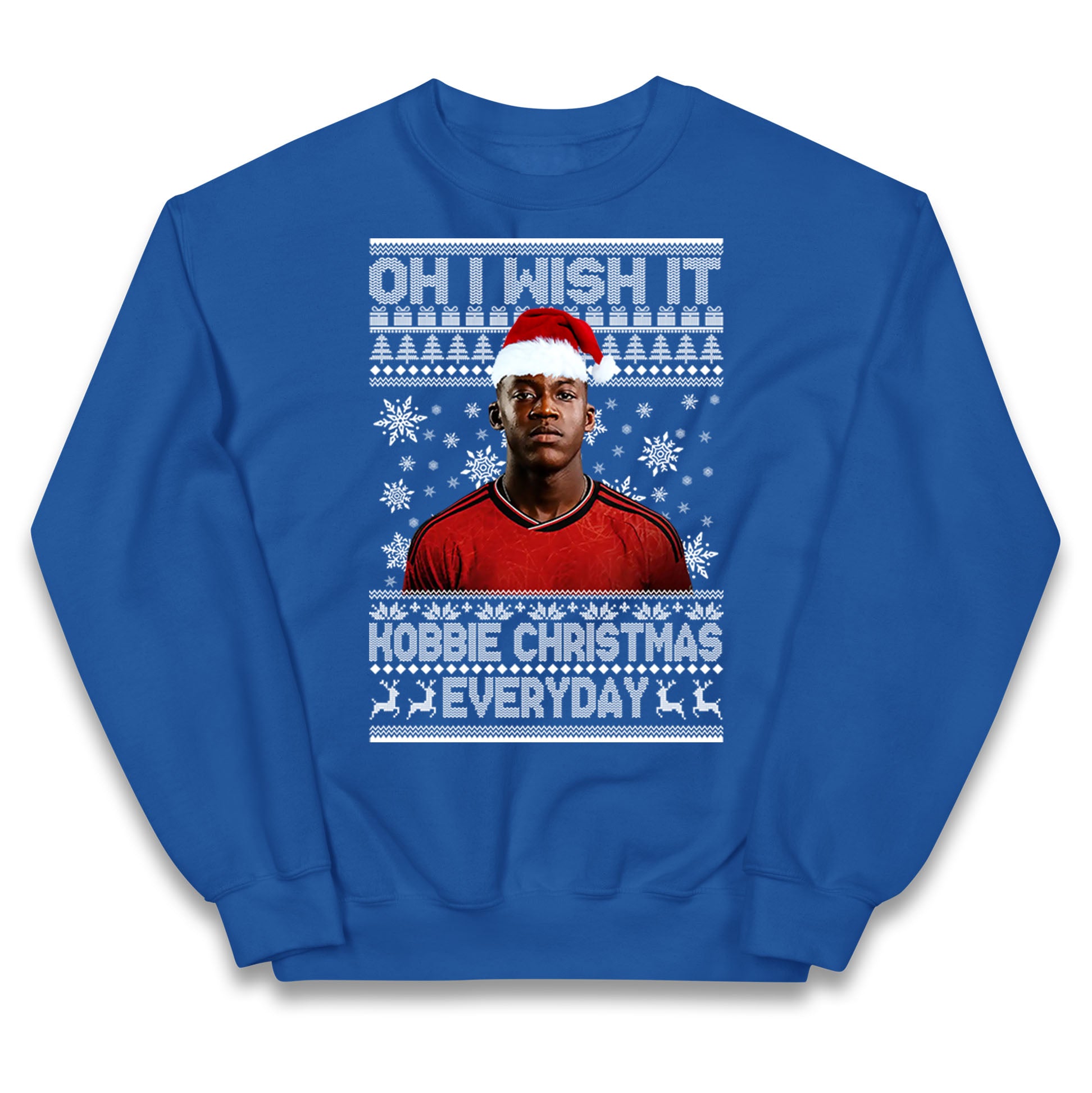 Kobbie Mainoo Christmas Kids Jumper