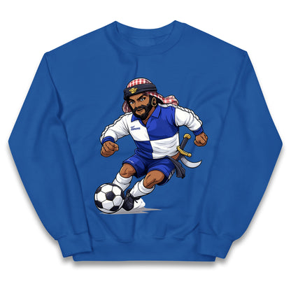 Rovers Retro Football Kids Jumper