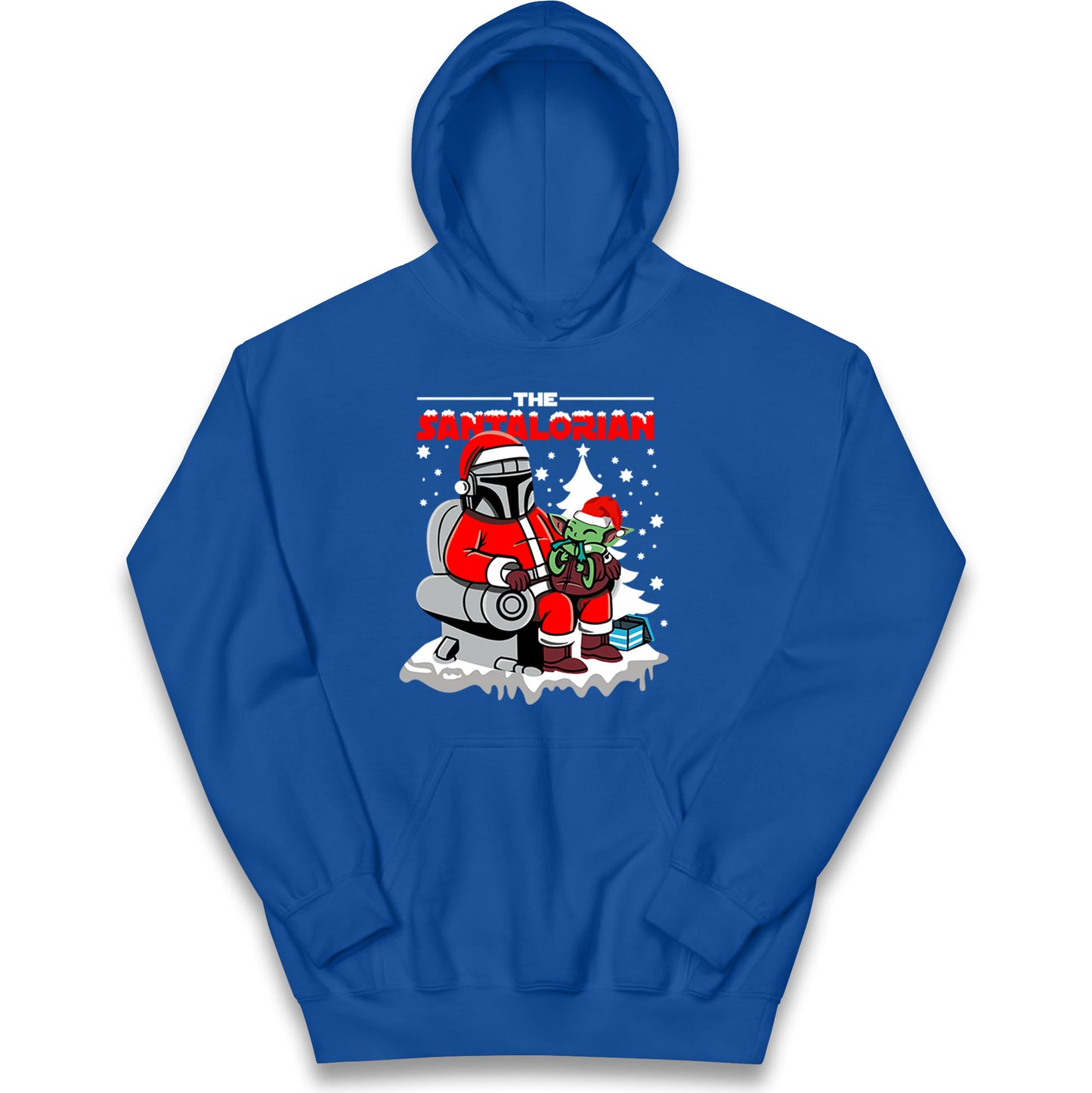 Mandalorian Christmas Kids Hoodie